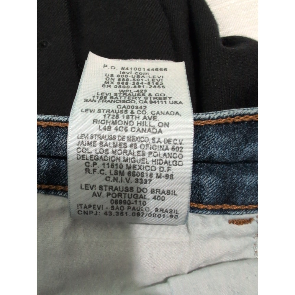 Levis 526 Jeans Womens Slender Bootcut Denim Flap Pocket Size 6S/C - Picture 9 of 13